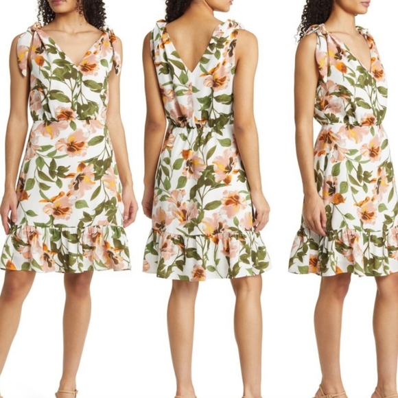 Sam Edelman Azalea Floral Mini Dress Size 0 - Like New! - Picture 1 of 16